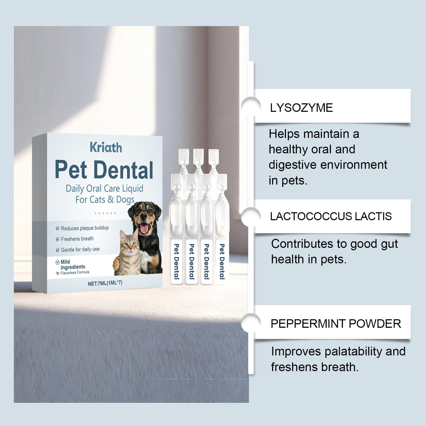 Pet Dental Oral Care Solution – Easy Daily Dental Care for Your Pet