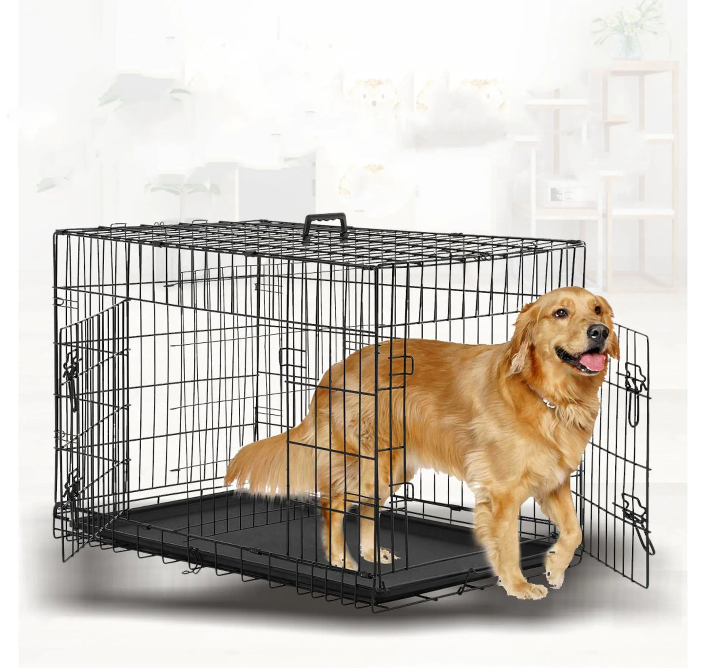 47 in Pet Cage Folding Wire for Large - Dog -Cat