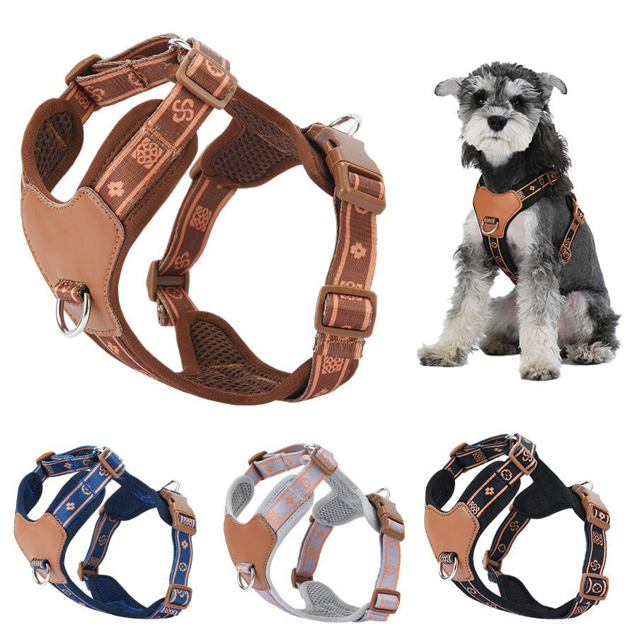 rabbitgoo Dog Harness Leash Set, Step in Soft Light Puppy