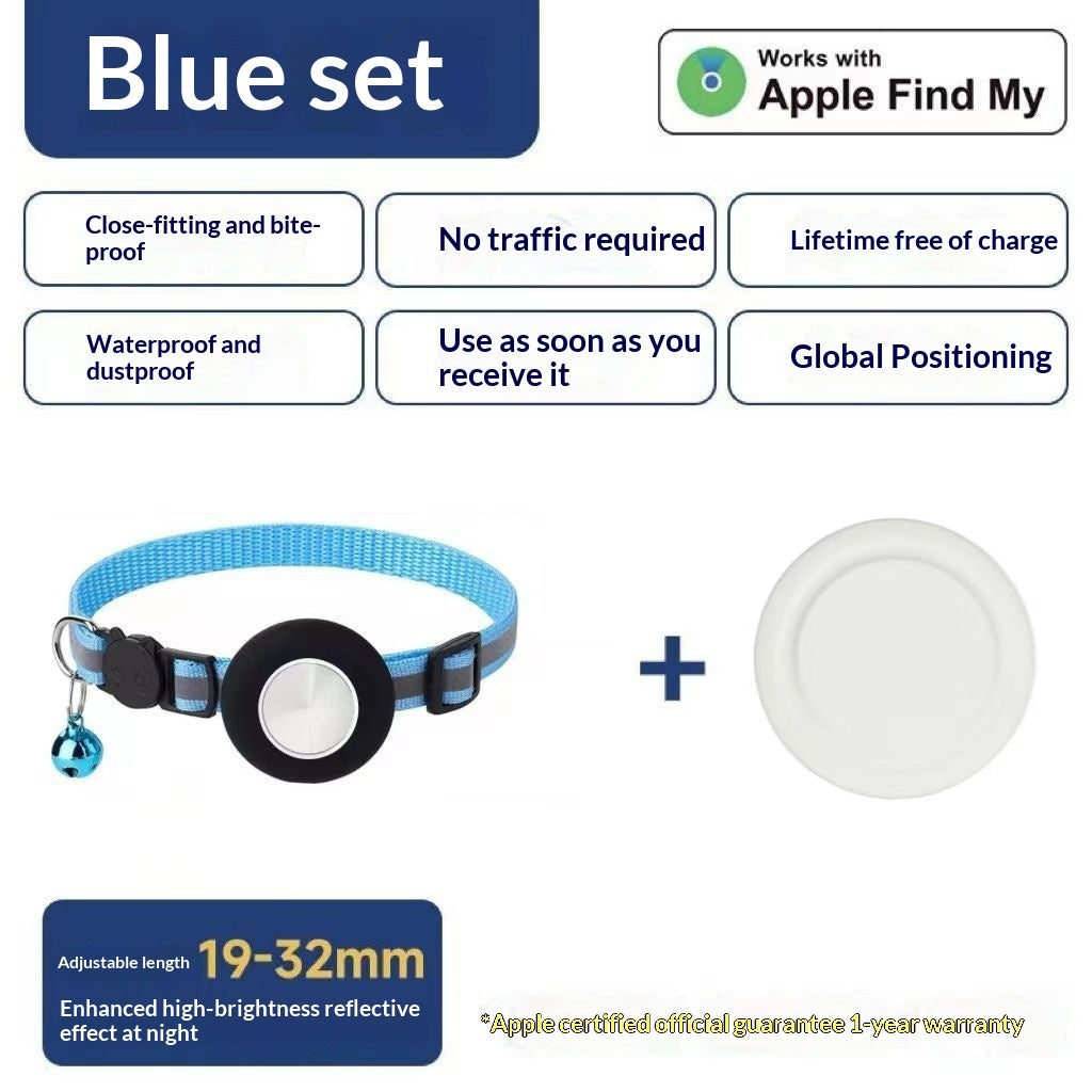 Airtag Cat Collar Premium Qality Gps Locator Pet  Anti-lost Tracking Magic