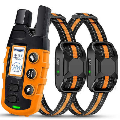 Dog Shock Collar - 3300Ft Rechargeable Waterproof Training Collar with Remote for Small, Medium & Large Dogs, Safe Beep, Vibration & Shock Modes (5-120lbs)