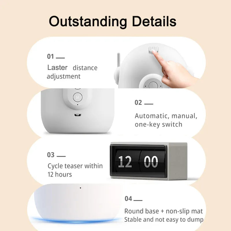 Automatic Laser Cat Toy – Endless Interactive Fun for Your Feline!