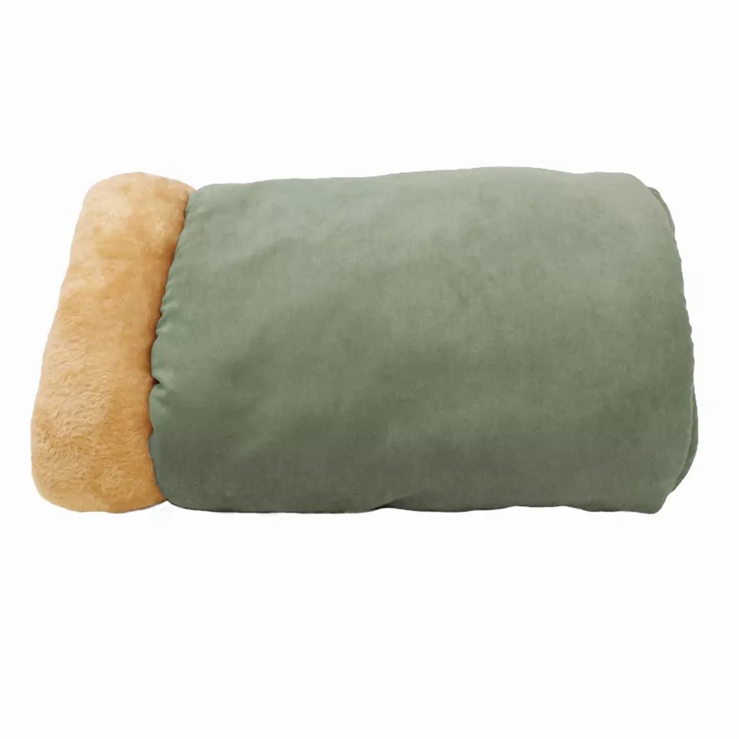 Jespet GooPaws Covered Cat & Dog Bed, Brown