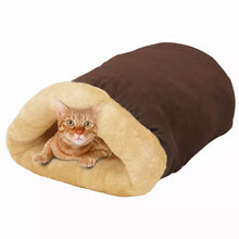 Jespet GooPaws Covered Cat & Dog Bed, Brown