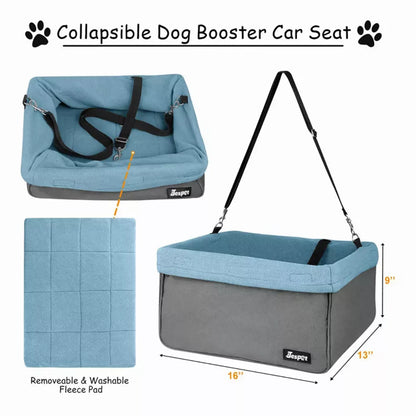 Jespet Goopaws Car Travel Dog Booster Seat, Black