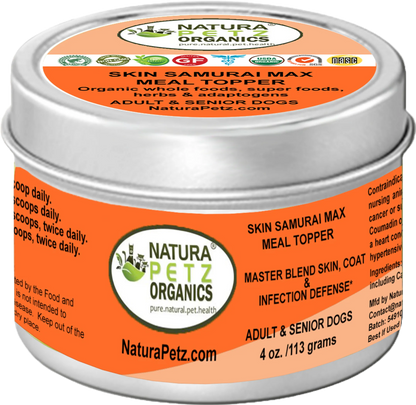 Skin Samurai Max Meal Topper - Master Blend Skin, Coat & Infection Defense For Dogs & Cats*