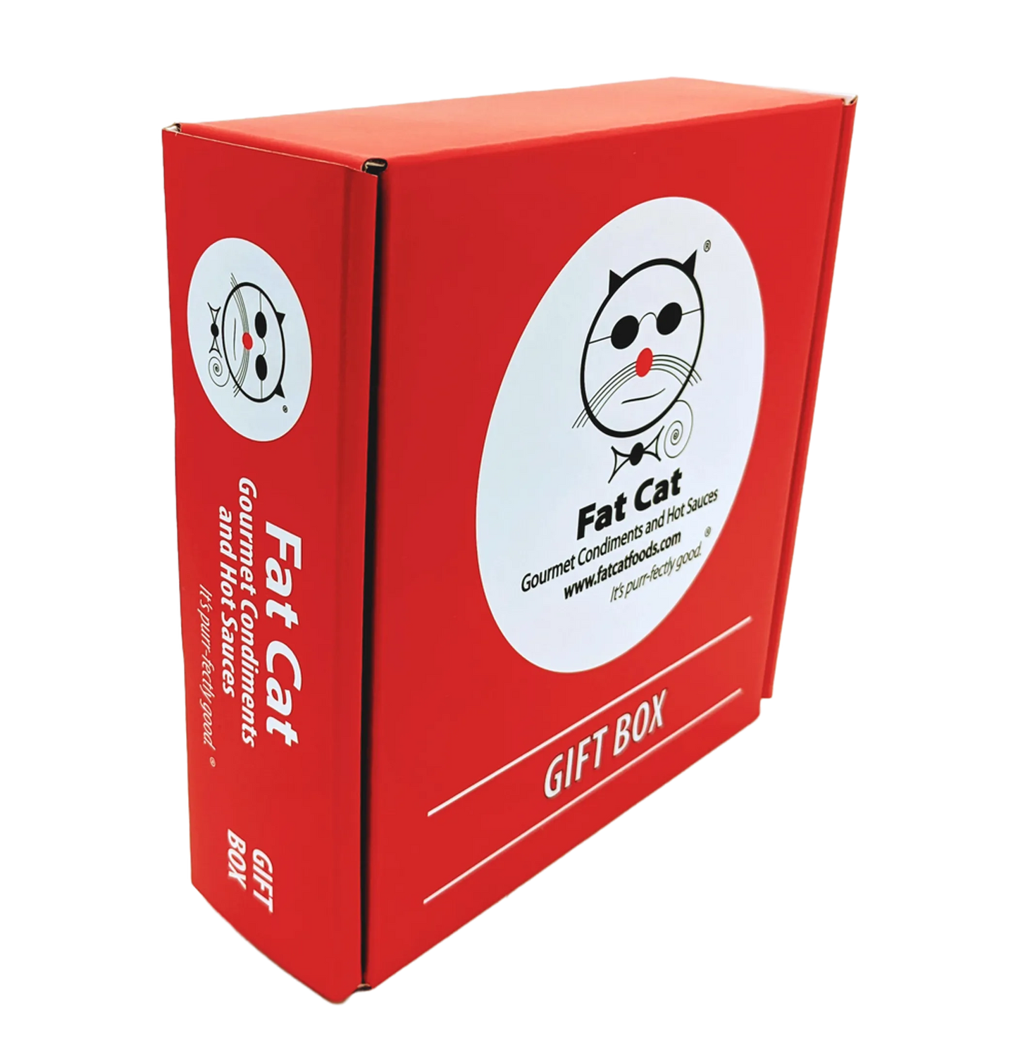 Heat Lovers Hot Sauce Gift Box by Fat Cat Gourmet