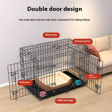 18 -22 Encrypted Folding Dog Cage  Large Corgi And Shiba Inu Pet Cage