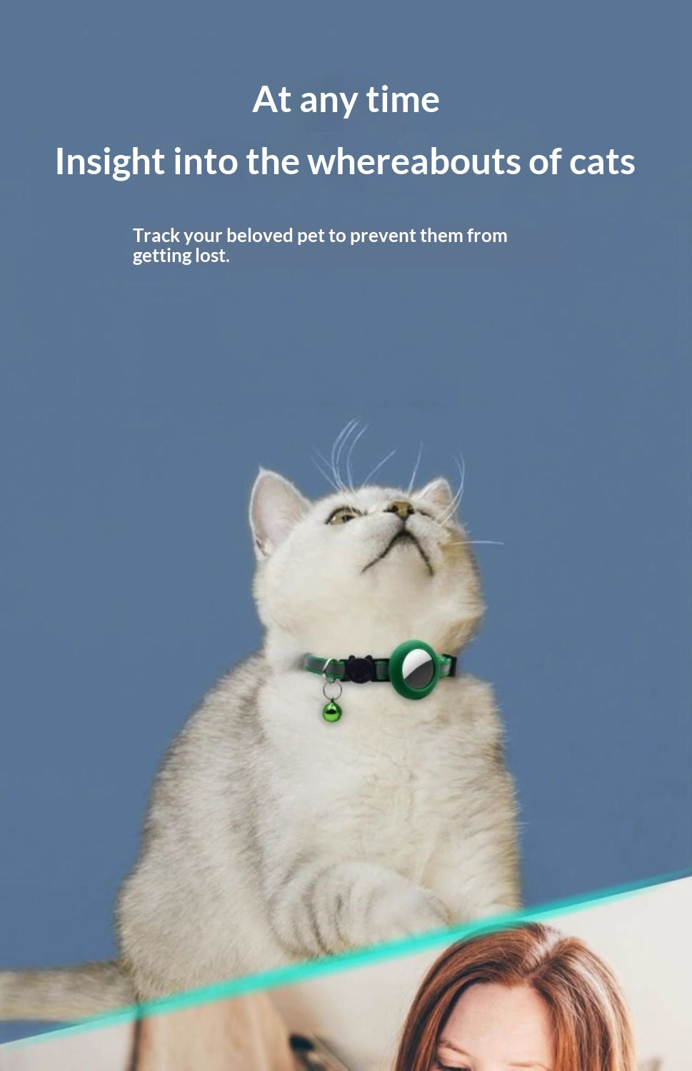 Airtag Cat Collar Premium Qality Gps Locator Pet  Anti-lost Tracking Magic