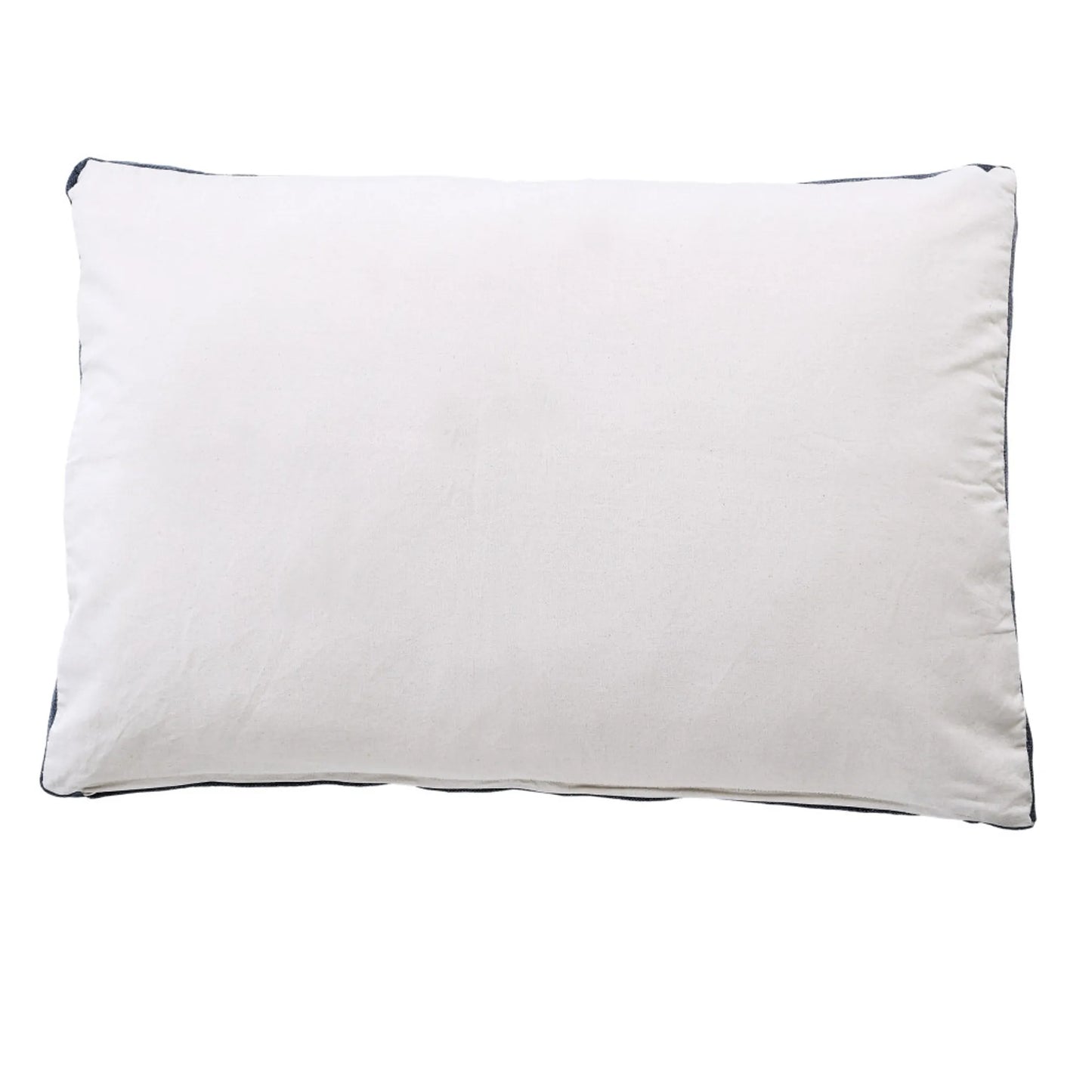 Stonewashed Blue Pillow Style Pet Bed With Removable Cover 24" X 36"