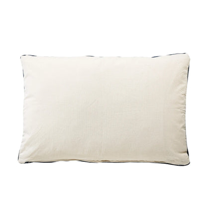 Stonewashed Blue Medallion Pillow Style Pet Bed With Removable Cover 24" X 36