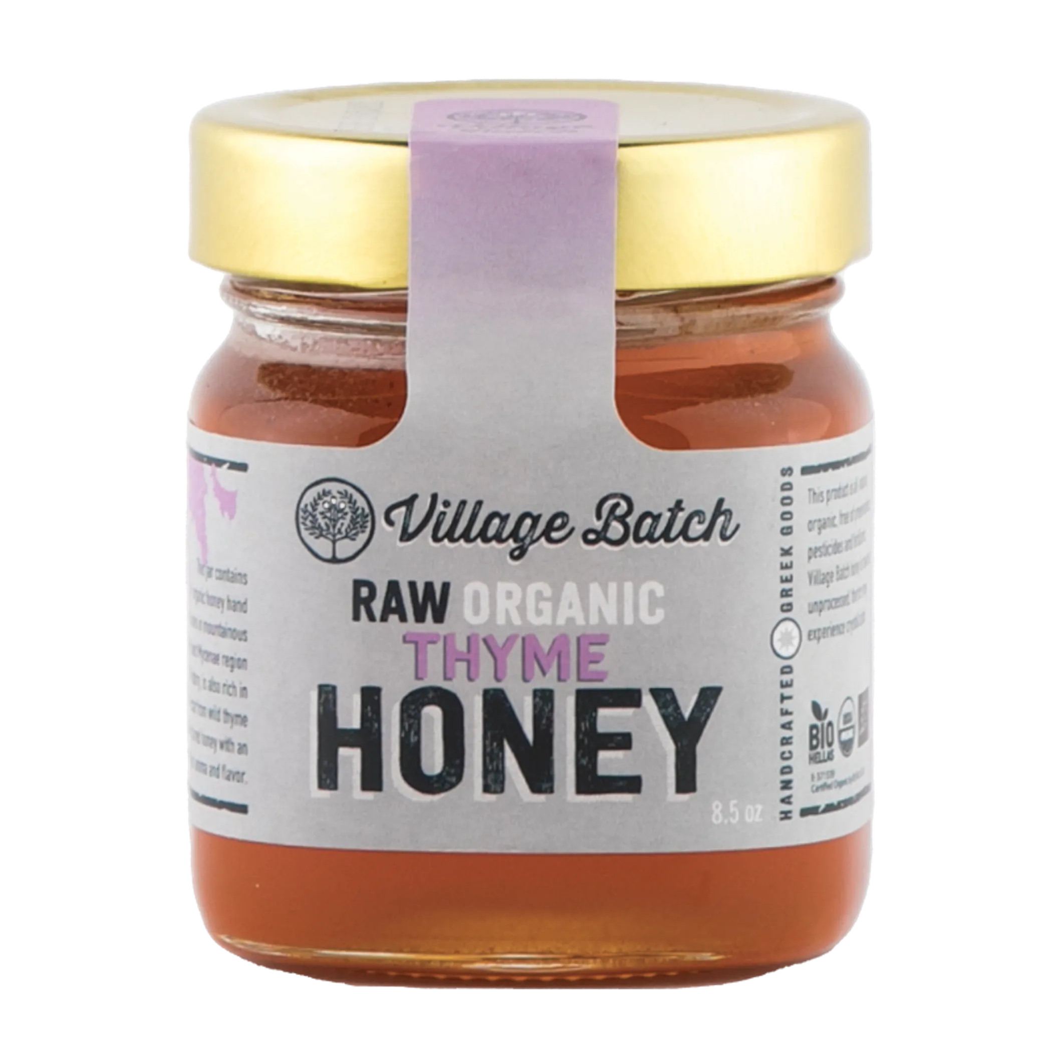 Raw Organic Thyme Honey