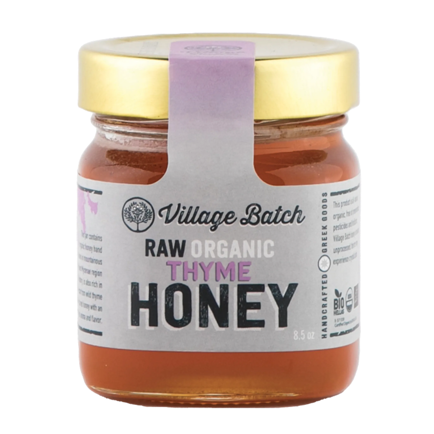 Raw Organic Thyme Honey