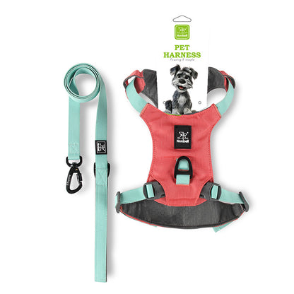 No Pull Dog Harness, Collar & Leash Set |Ideal for Training, Walking, Hiking