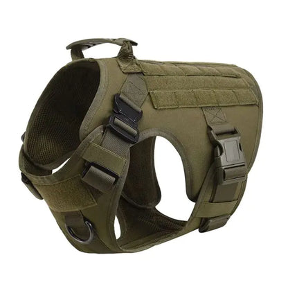 Tactical Dog Harness Vest For Large Dogs Adjustable Vest for Walking, Training