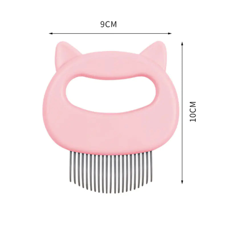 Cat Hair Removal Comb with Cute Handles for Grooming