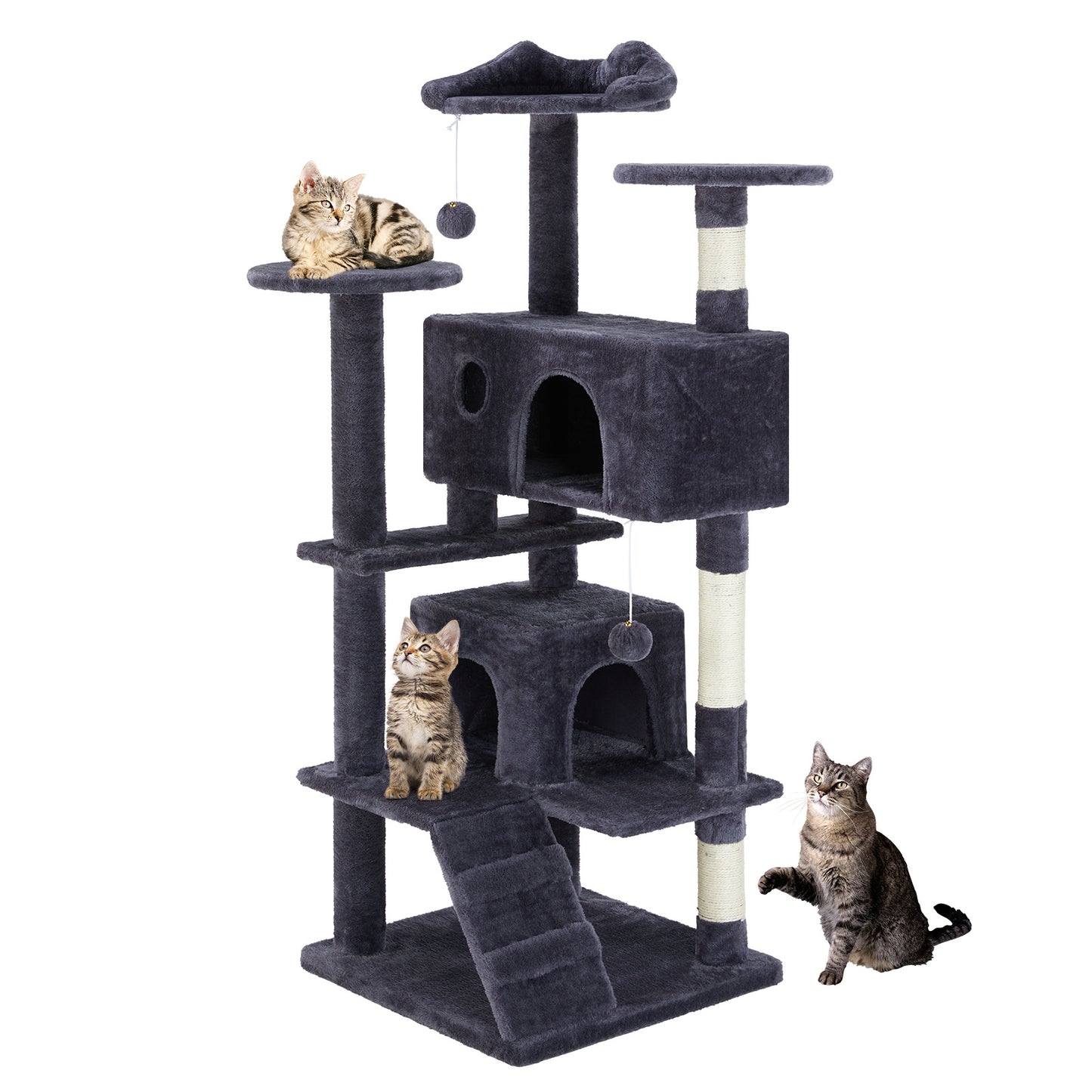 50 in Multi Functional Cat Tree house Cat Climbing Frame