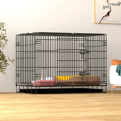 18 -22 Encrypted Folding Dog Cage  Large Corgi And Shiba Inu Pet Cage