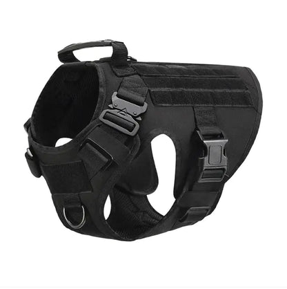 Tactical Dog Harness Vest For Large Dogs Adjustable Vest for Walking, Training