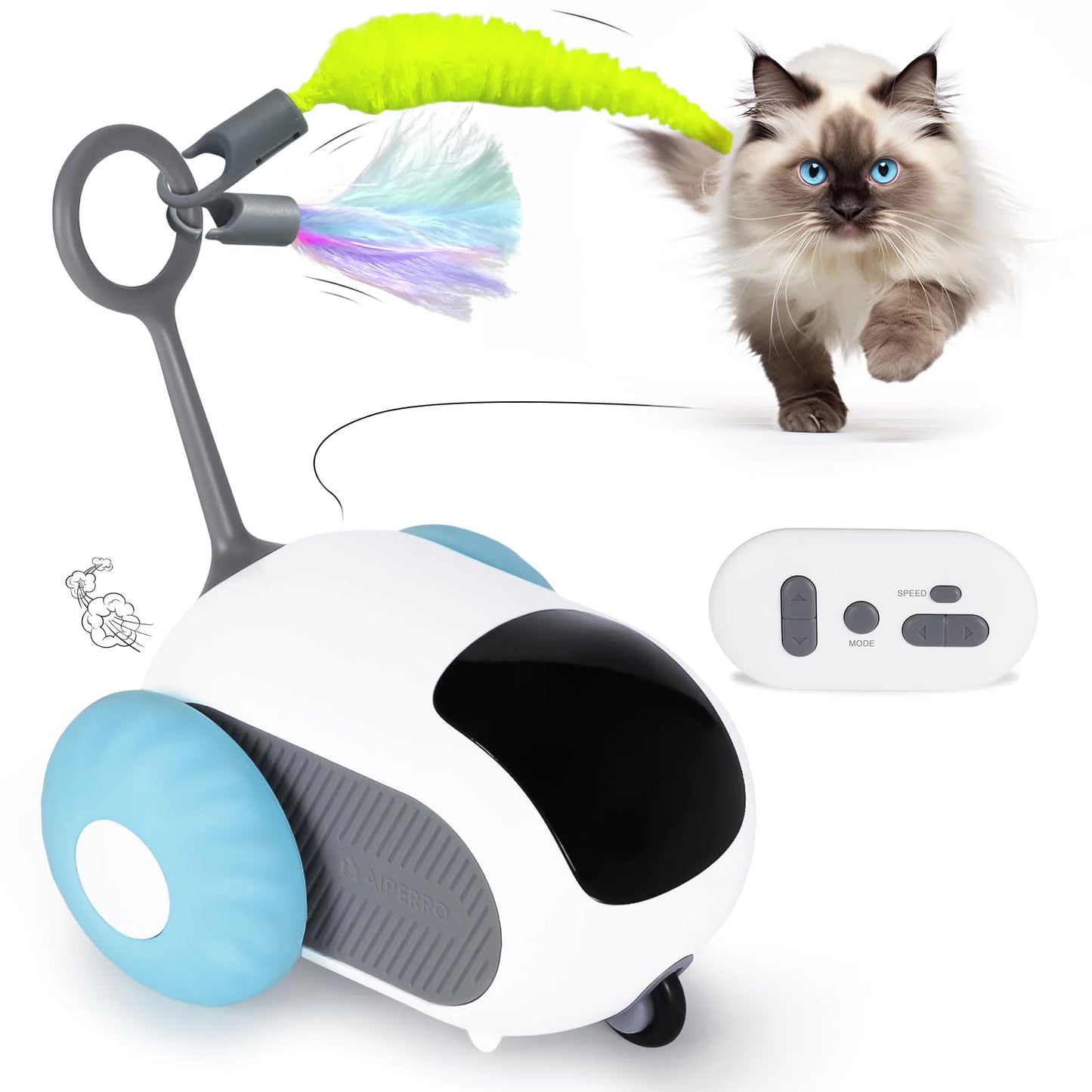 Smart Cat Toy nteractive Remote-Control Pet Toy for Endless Fun!
