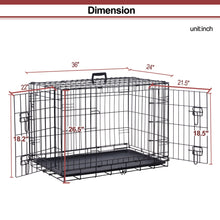 18 -22 Encrypted Folding Dog Cage  Large Corgi And Shiba Inu Pet Cage