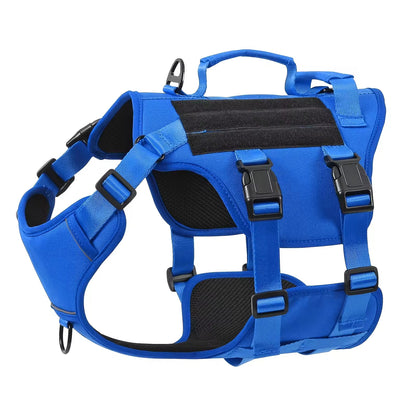Tactical Dog Vest Harness, Outdoor Training Service Dog Vest Adjustable Built for Performance