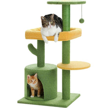 36.5 In Cactus Cat Tree – A Playful Oasis for Your Feline Friend