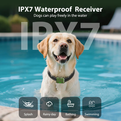 Dog Shock Collar - 4300FT Dog Training Collar with Remote, IPX8 Waterproof Electric Dog Collar with 4 Training Modes, Security Lock,