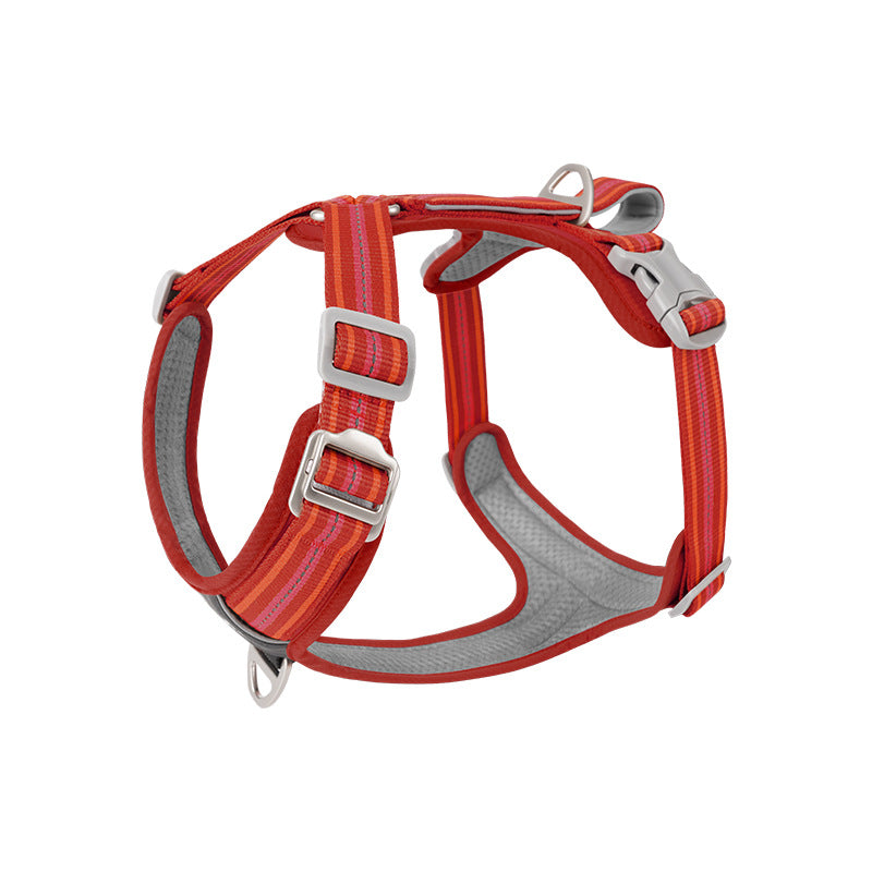 Best Pet Supplies Voyager Mesh Dog Breathable Harness Reflective Stitching, All Weather Adjustable for Walking Training, or Running - Heavy Duty & Durable, Harness