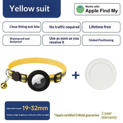 Airtag Cat Collar Premium Qality Gps Locator Pet  Anti-lost Tracking Magic
