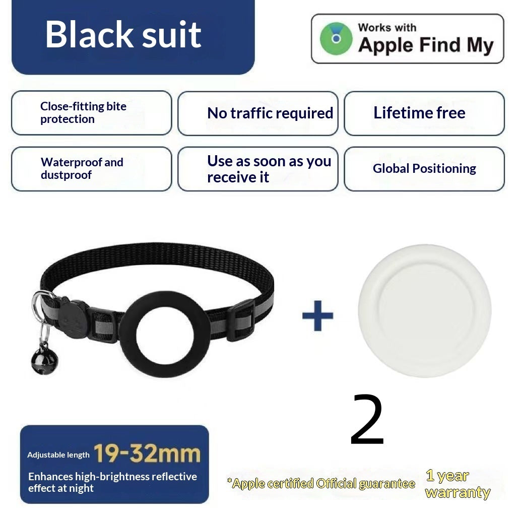 Airtag Cat Collar Premium Qality Gps Locator Pet  Anti-lost Tracking Magic