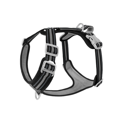 Best Pet Supplies Voyager Mesh Dog Breathable Harness Reflective Stitching, All Weather Adjustable for Walking Training, or Running - Heavy Duty & Durable, Harness