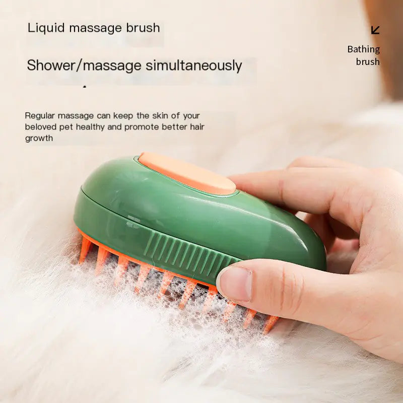 Pet Grooming Brush for Cats and Dogs with Massage Spray