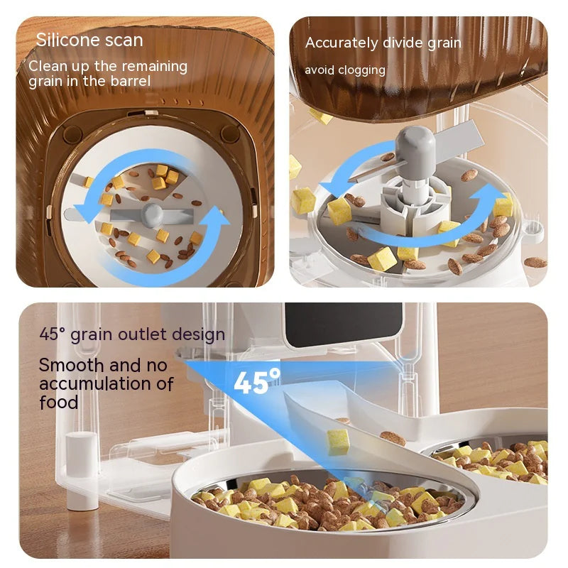 Automatic Pet Feeder Cat Smart WiFi Pet Feeder with Camera App Control