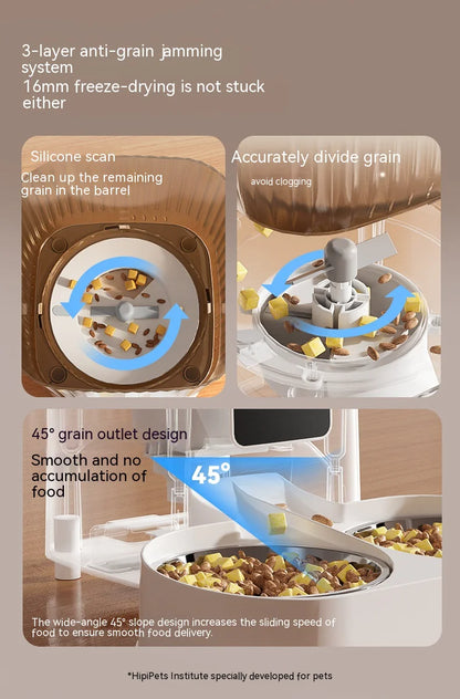 Automatic Pet Feeder Dog Cat Smart WiFi with Camera App Control
