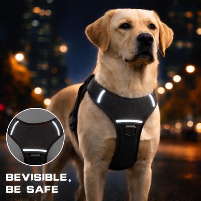 Tactical Dog Vest Harness, Outdoor Training Service Dog Vest Adjustable Built for Performance