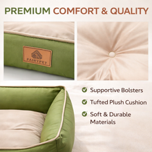 Oxford Dog Bed Color-block Dog Mat All-season Pet Nest Cool Square Dog Sleeping Pad