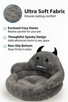 Bed Hallowen Pet Shelter Cozy Winter Den Enclosed Warm Dog Cat House
