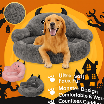 Bed Hallowen Pet Shelter Cozy Winter Den Enclosed Warm Dog Cat House