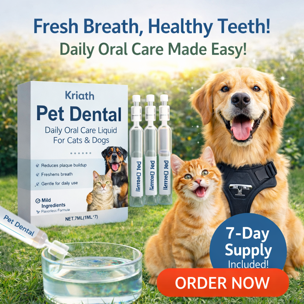 Pet Dental Oral Care Solution – Easy Daily Dental Care for Your Pet