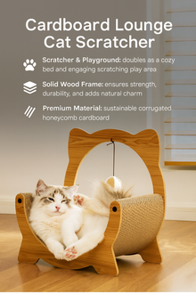 Cardboard Lounge Cat Scratcher