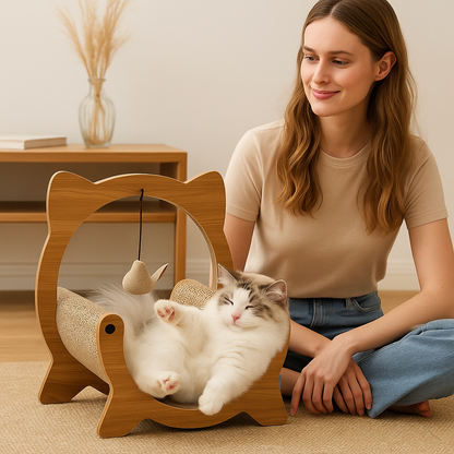 Cardboard Lounge Cat Scratcher