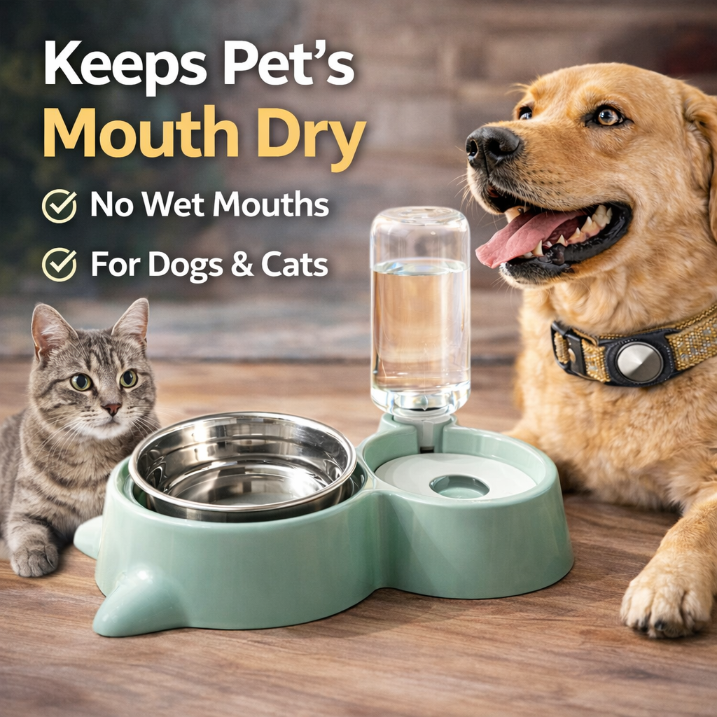 Automatic Water Feeder Bowl Cat & Dog – Clean Water, Dry Mouth, Happier Pets