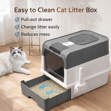Cat Litter Box&nbsp; Drawer-Style Enclosed&nbsp; – Easy Clean, No Mess, No Odor