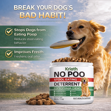 No Poo Chews for Dogs - Coprophagia & Stool Eating Deterrent with Probiotics, Digestive