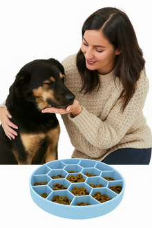 Mr. Peanut's Silicone Slow Feeder Dog Bowl
