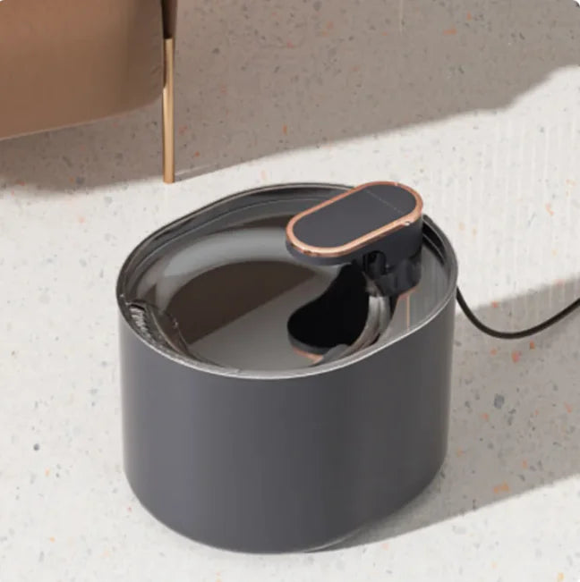 Wireless Cat Water Fountain Stainless Steel, 3L Pet Fountain Battery Operated, Cordless Running Water Dispenser for Cats & Dogs with Motion Sensor, Ultra Quiet