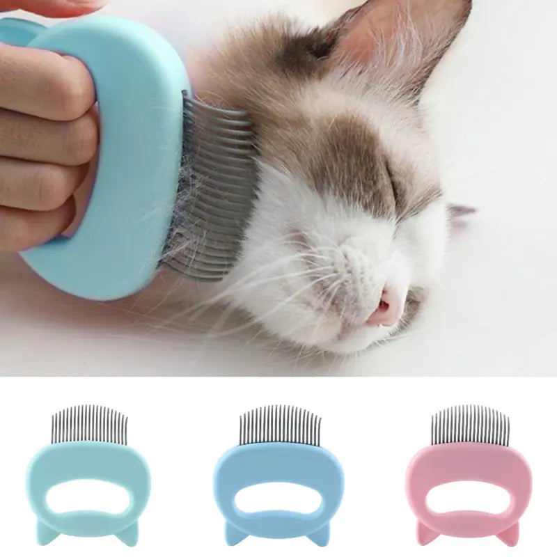 Cat Hair Removal Comb with Cute Handles for Grooming