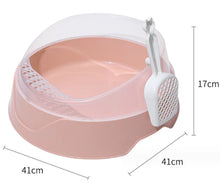 Round Odor-Proof Semi-Closed Cat Litter Box