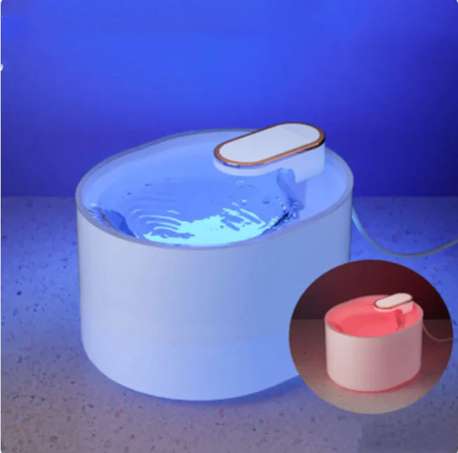 Wireless Cat Water Fountain Stainless Steel, 3L Pet Fountain Battery Operated, Cordless Running Water Dispenser for Cats & Dogs with Motion Sensor, Ultra Quiet